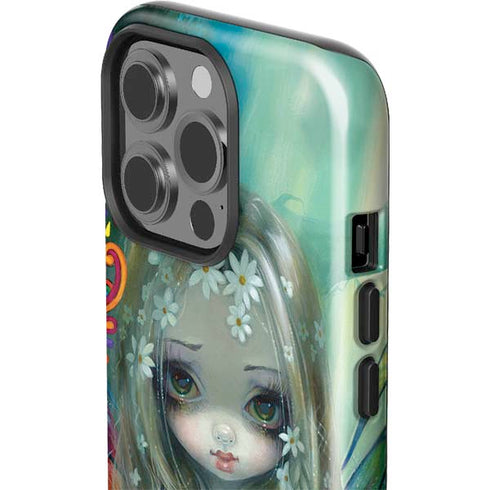 Rainbow Winged Yoga Fairy by Jasmine Becket-Griffith iPhone 15 Pro Impact Case
